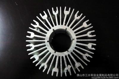 廠家定制 cnc鋁材加工各類散熱器 太陽花 質量保證歡迎訂購圖片_高清圖_細節圖-佛山市三水宥益金屬制品 -